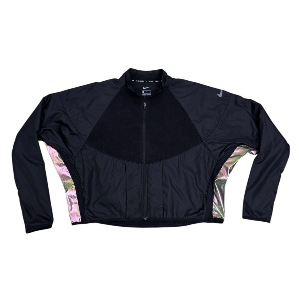NIKE RUNNING DIVISION Lightweight Cropped Windbreaker Activewear Jacket Womens S